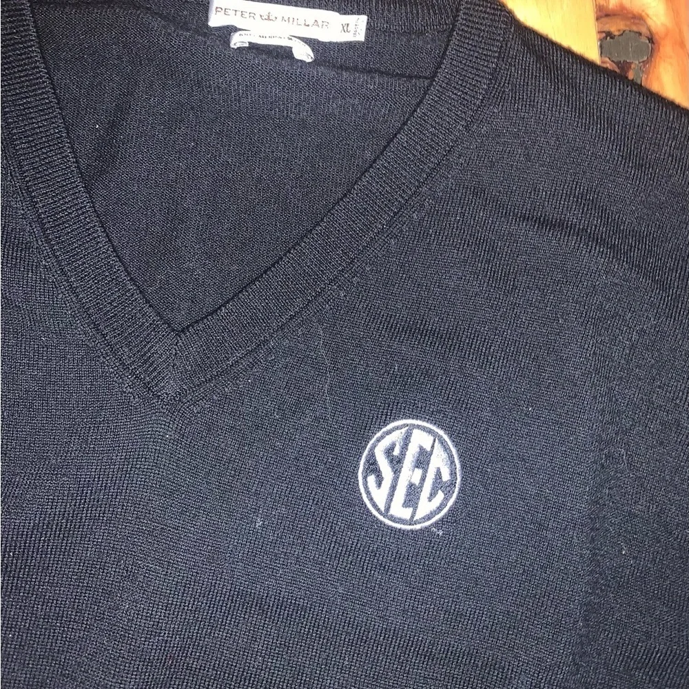 Peter Millar v-neck mens SEC sweater